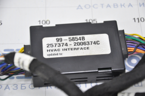 Ford Fusion mk5 13-20 radio and climate control panel with heating and wiring, no scratches on buttons, broken fasteners