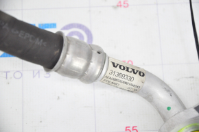 Air conditioner tube compressor-heater first Volvo XC90 16-23 T5, T6 short