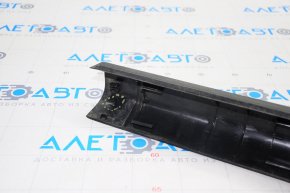 Door sill trim front left Nissan Versa Note 13-19 black, broken crepe, rubbed