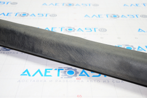 Door sill trim front left Nissan Versa Note 13-19 black, broken crepe, rubbed