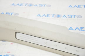 Door sill trim front left inner Volvo XC90 16-23 with backlight, gray, scratches