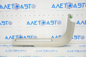 Door sill trim front left inner Volvo XC90 16-23 with backlight, gray, scratches