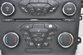 Ford Fusion mk5 13-20 SYNC 1 radio control panel, rest for dual-zone climate control, buttons are worn out
