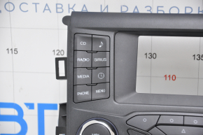 Ford Fusion mk5 13-20 SYNC 1 radio control panel, rest for dual-zone climate control, buttons are worn out