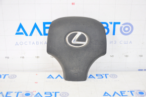 Steering wheel cover Lexus IS250 06-13 black, chrome trim