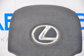Steering wheel cover Lexus IS250 06-13 black, chrome trim