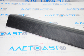 Door sill trim front left inner Nissan Altima 13-15 black, broken fastener, rubbed