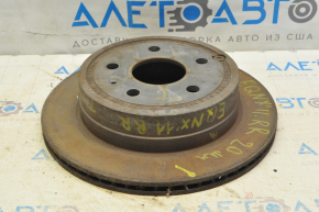 Brake disc rear right Chevrolet Equinox 10-17 FWD 20mm, rusty