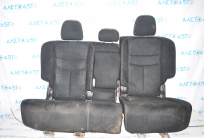 Rear row of seats 2nd row Nissan Murano z52 15-17 cloth black, dry cleanable