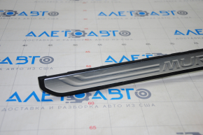 Door sill trim outer front left Nissan Murano z52 15-24 chrome, scratches