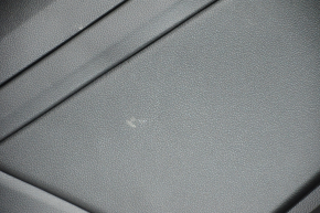 Door trim card rear left VW Jetta 19-24 black with black insert plastic, armrest leather, scratches