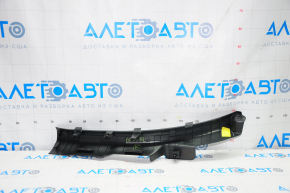 Door sill trim rear left inner Hyundai Sonata 15-19 black, scratch