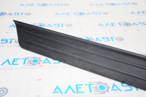Door sill trim front left outer Hyundai Sonata 15-19 black, scratches