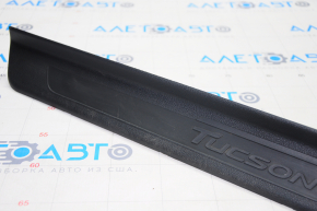 Door sill outer front left Hyundai Tucson 16-21 black, scratches