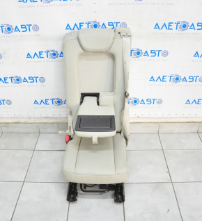 Rear seat center Volvo XC90 16-23 gray leather for 3 rows, dry-cleanable