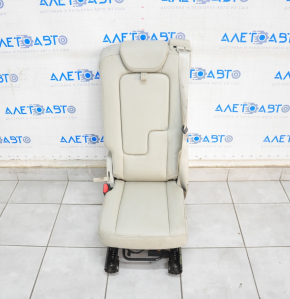 Rear seat center Volvo XC90 16-23 gray leather for 3 rows, dry-cleanable