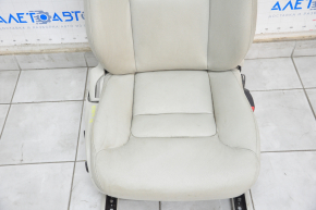 Passenger seat Volvo XC90 16-23 without airbag, electric, leather gray