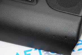 Door trim card rear right Audi Q5 8R 09-12 black rubber, rubber armrest, molding under wood gloss, scratches, bumps