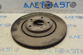 Front right brake disc Toyota Sienna 11-20 28mm, rusty