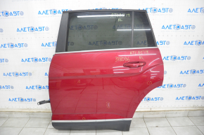 Door assembly rear left VW Atlas 18-22 red LB3Z/I9, keyless, overlay structure, bumpers, pressed