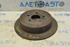 Rear right brake disc Toyota Sienna 11-20 310/10mm rusty