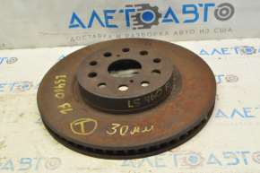 Brake disc front left Lexus LS460 LS600h 07-12 RWD 30mm