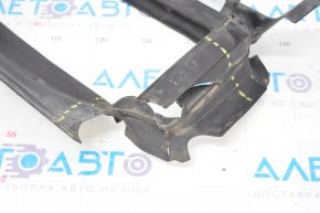 Louvers radiator deflector frame bare Volvo XC90 16-23 bottom, fractures