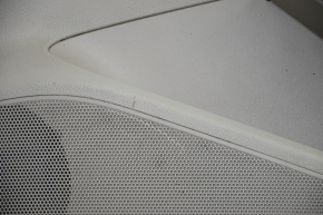 Door trim card rear right VW Passat b7 12-15 USA beige with beige insert leather, armrest leather, molding gray scratch gloss, tears, scratches