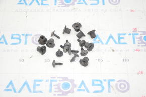 Hardware for rear right fender liner Volvo XC90 16-22 incomplete
