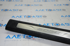 Door sill trim front left Ford Edge 15-18 black with backlight, rubbed