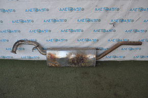 Exhaust line middle part Kia Sorento 14-15 3.3 sawed off catalyst, dents