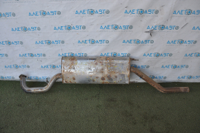 Exhaust line middle part Kia Sorento 14-15 3.3 sawed off catalyst, dents