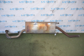 Exhaust line middle part cut out catalytic converter Hyundai Santa FE Sport 13-16 2.4 dented