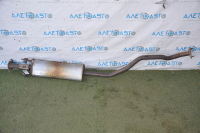 Exhaust line middle part Nissan Sentra 13-19 is flattened