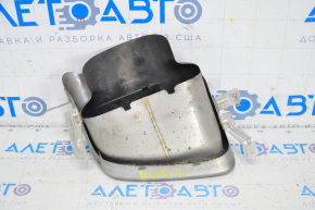 Muffler tip left Volvo XC90 16-21 on bumper, chrome