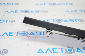 Door sill trim front left Lincoln MKX 16-18 black with chrome and backlight, scratches