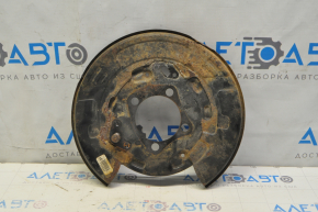 Rear left brake disc cover Toyota Highlander 14-19 without mechanism, rusty