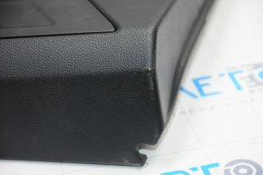 Door trim card rear right VW Jetta 19-21 black with beige insert plastic, armrest leather, scratches