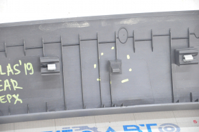 Upper trunk door trim VW Atlas 18-24 black, broken fastener
