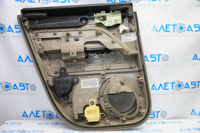 Door trim card rear right Jeep Patriot 11-17 beige with beige insert plastic, armrest plastic, scratches