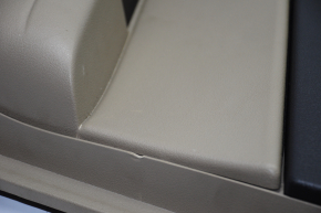 Door trim card rear right Jeep Patriot 11-17 beige with beige insert plastic, armrest plastic, scratches
