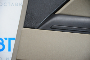 Door trim card rear right Jeep Patriot 11-17 beige with beige insert plastic, armrest plastic, scratches
