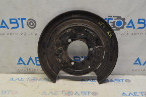 Rear right brake disc cover Cadillac CTS 14-19 without parking brake mechanism, rusty