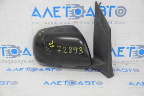 Right side mirror assembly for Toyota Sienna 2004-2010, 6 pins, structure, melted housing, scratches, cut wires