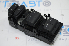 Front left window lift control Honda Civic X FC 16-21 4d black, 2 auto, without keyless
