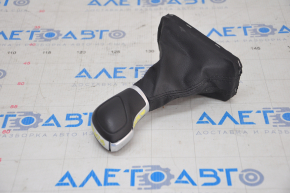 Gear knob VW Atlas 18-21 black, leather, worn