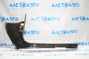 Door sill trim inner front left Audi Q5 8R 09-17 dark beige, worn