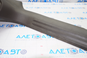 Door sill trim inner front left Audi Q5 8R 09-17 dark beige, worn