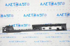 Door sill trim front right VW Atlas 18-24 black, with chrome, scratches on chrome