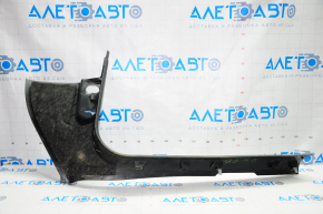 Door sill trim inner front left Audi Q5 8R 09-17 black, broken crepe, scratches